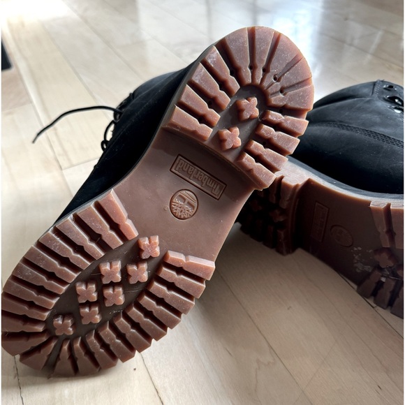 Timberland Black Waterproof 6” Boots US 5.5 - Picture 4 of 7